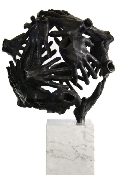 Hemellichaam, brons, 60 rond, 2003